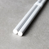 Chopsticks Lacquered Grey & White