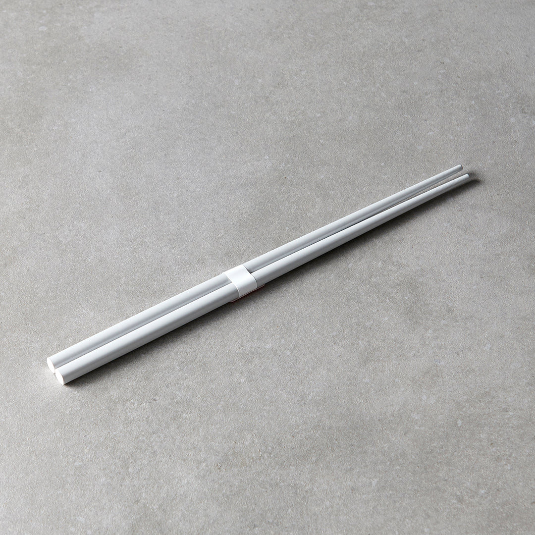 Chopsticks Lacquered Grey & White