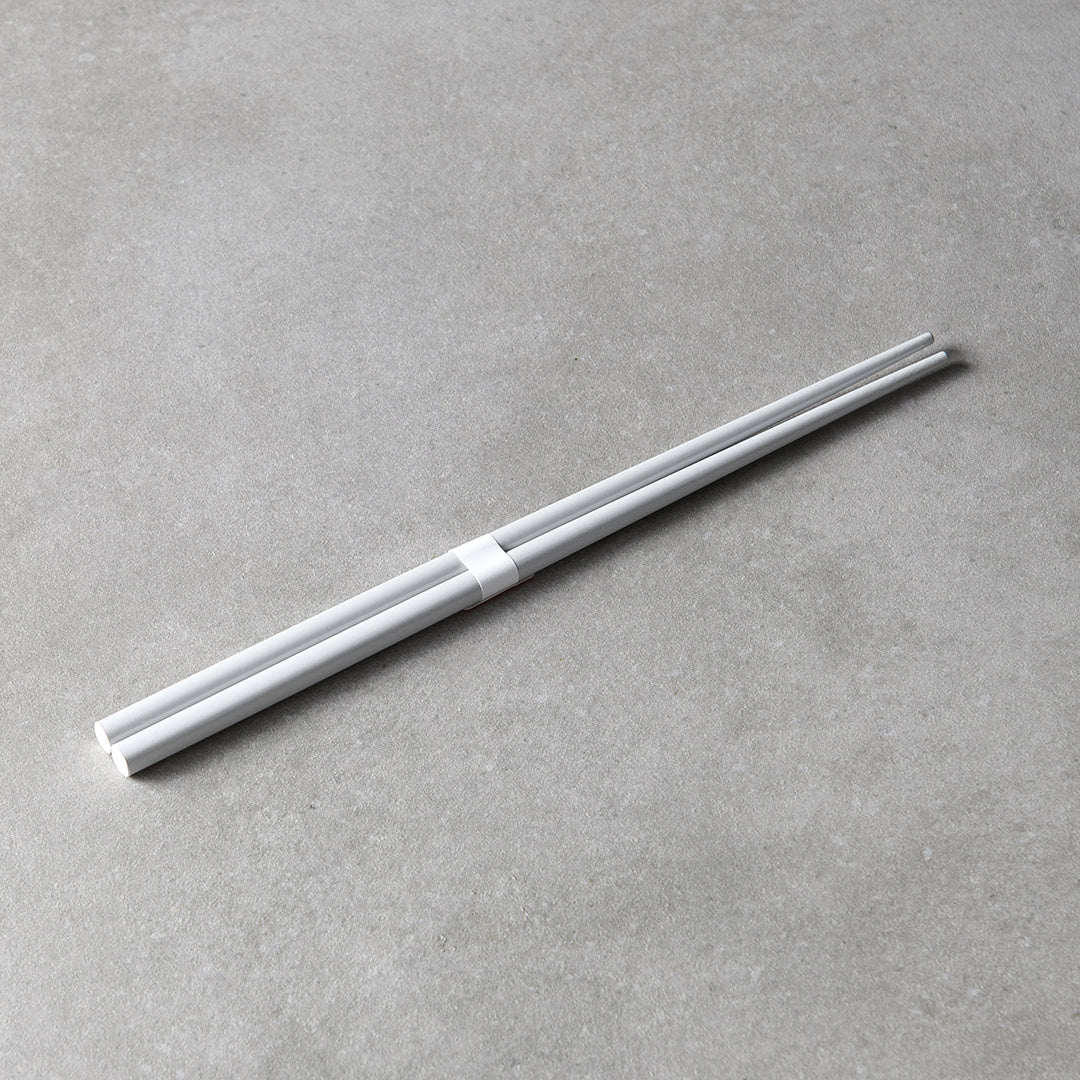 Chopsticks Lacquered Grey & White