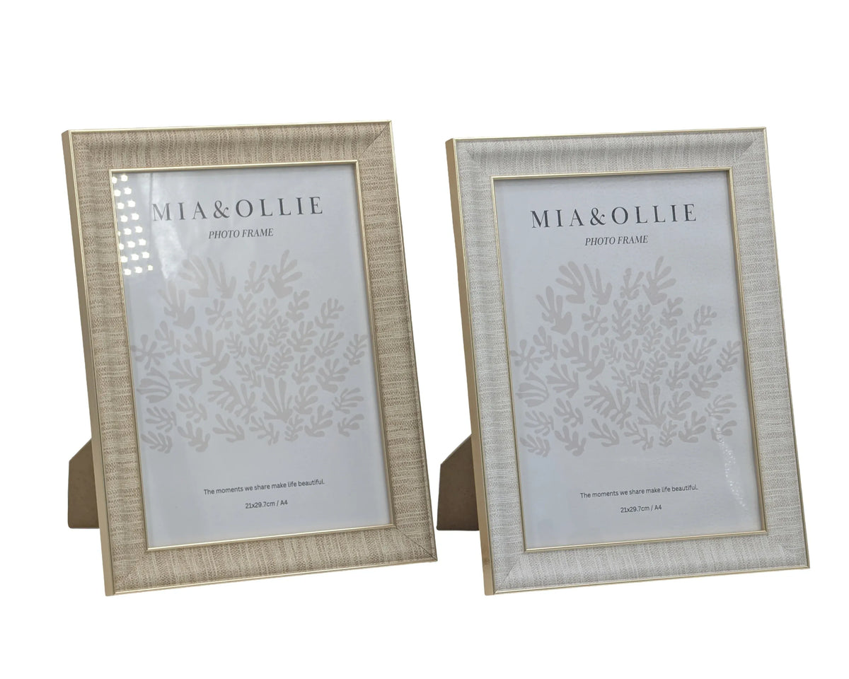 Bulk 24 Ps Photo Frame Golden Vienna a4 21x29.7cm 2 Asst