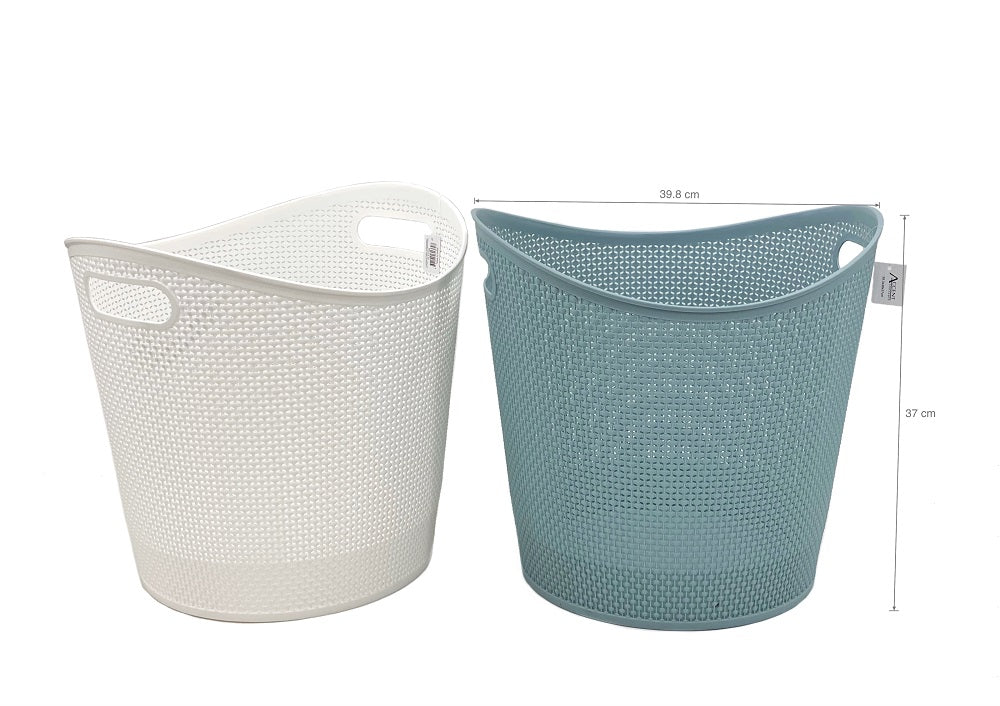 Kitchen & Bathroom DIY: bulk 8 Scoop Basket w Handle Assort 39cm