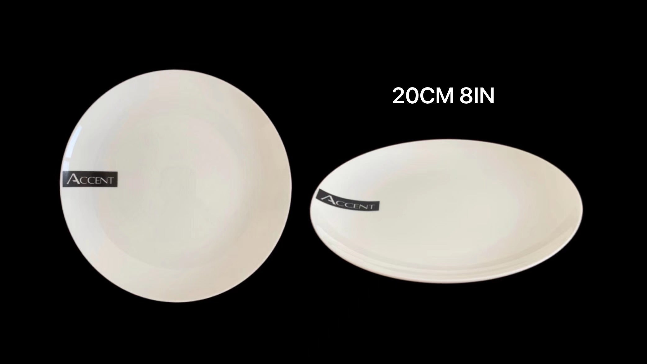 Boating Accessories: bulk 24 White Fine Bone China Side Plate 8ln 20x2cm