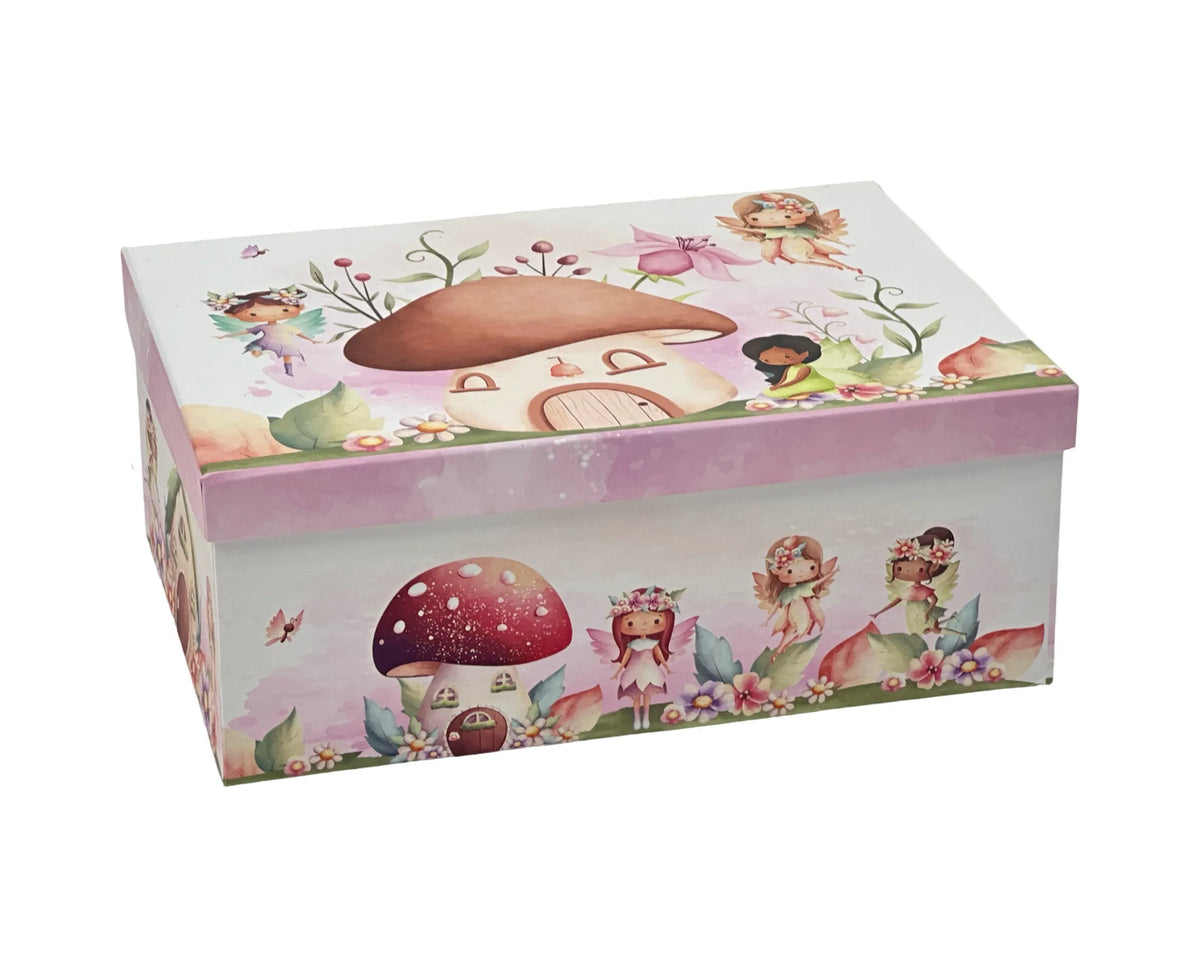 Bulk 2 Mushroom & Angel Gift Box Set 18 43x34x16cm