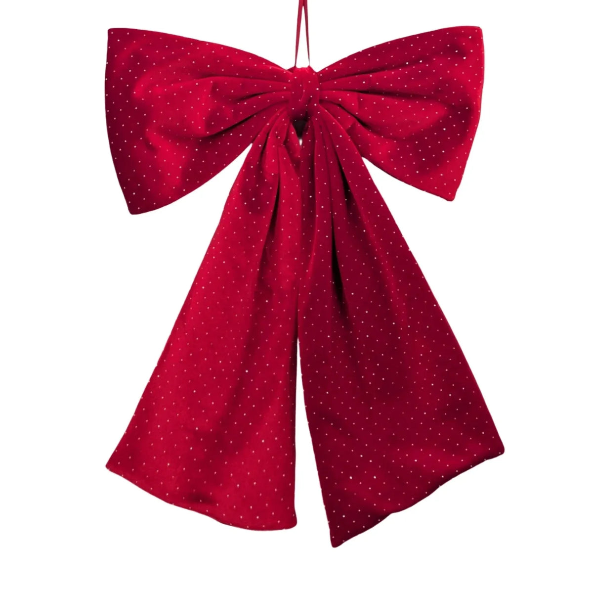 Diamond & Velvet Red Bow 60cm