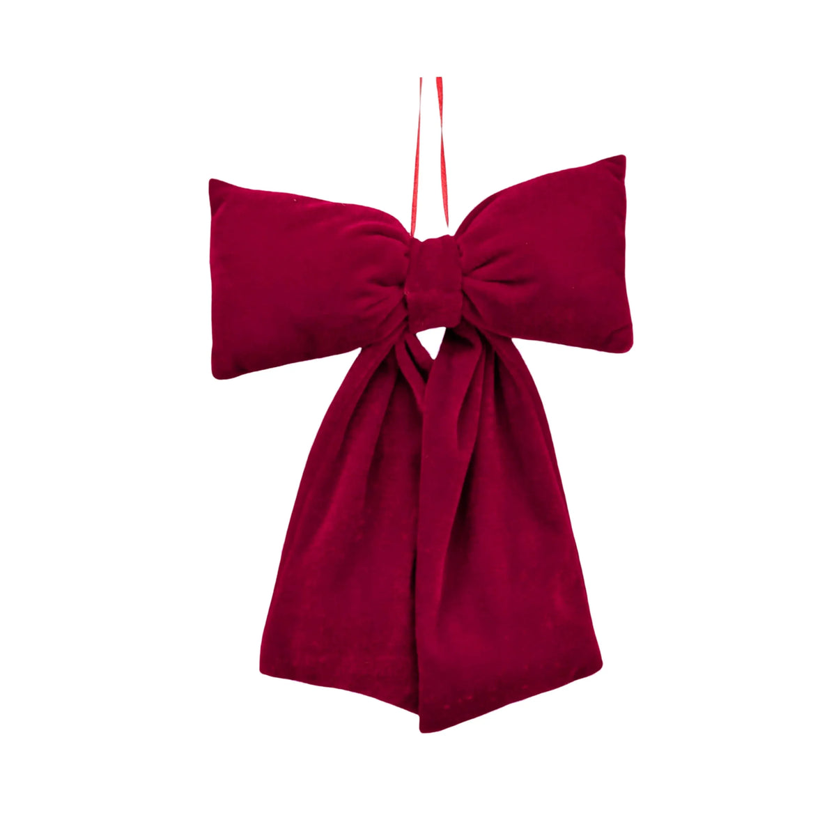 Plush Velvet Drape Bow Med 20x28cm