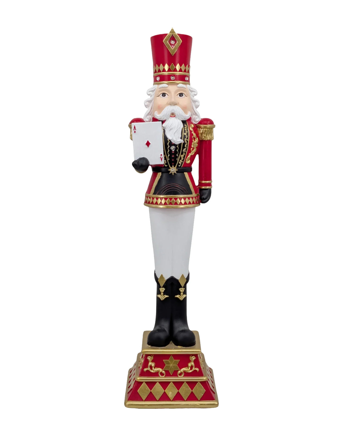 Ace Of Diamonds Nutcracker Mgo 23x23x91cm