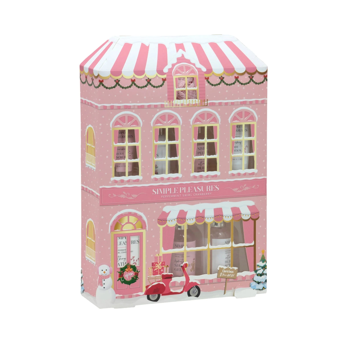 Xmas Peppermint Shop Bath & Body Gift Set 25x6.2x36cm