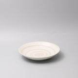 Kitchen & Bathroom DIY: Bowl Open Shallow 23cm Ivory Spiral Glaze