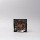 Plate Square 13.5cm Bronze Converging Glaze