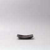 Plate Square 13.5cm Bronze Converging Glaze