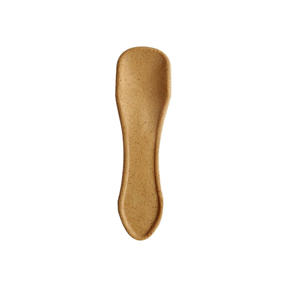 Disposable Cutlery: Edible Dessert Spoon - Vanilla ( Pack of 100)