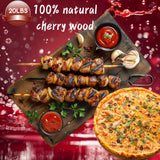 BBQs & Accessories: ASMOKE 100% Natural Cherry Wood BBQ Smoker Pellets (9kg / 20lbs)