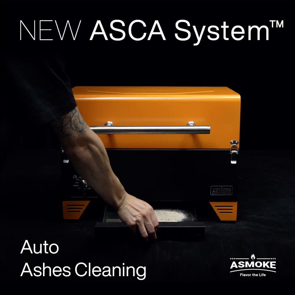 BBQ Tools: Asmoke AS350 Portable Wood Pellet Grill - Cyder Black