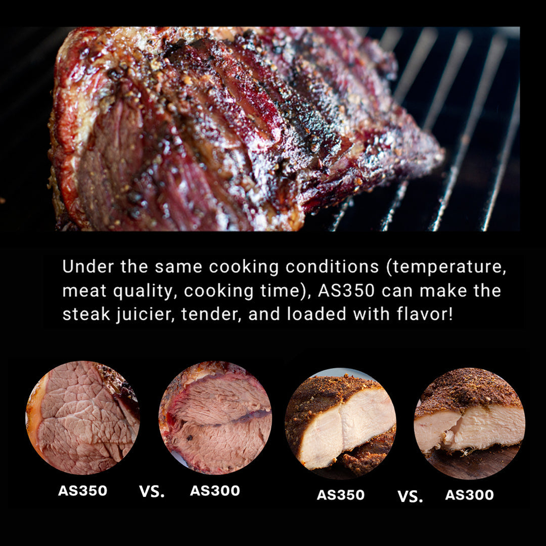 BBQ Tools: Asmoke AS350 Portable Wood Pellet Grill - Cyder Black