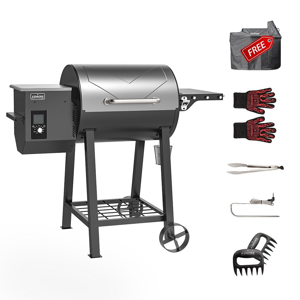 BBQ Tools: Asmoke AS500N-2 WOOD PELLET GRILL SILVER