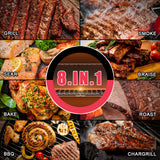 BBQ Tools: Asmoke AS500N-2 WOOD PELLET GRILL SILVER