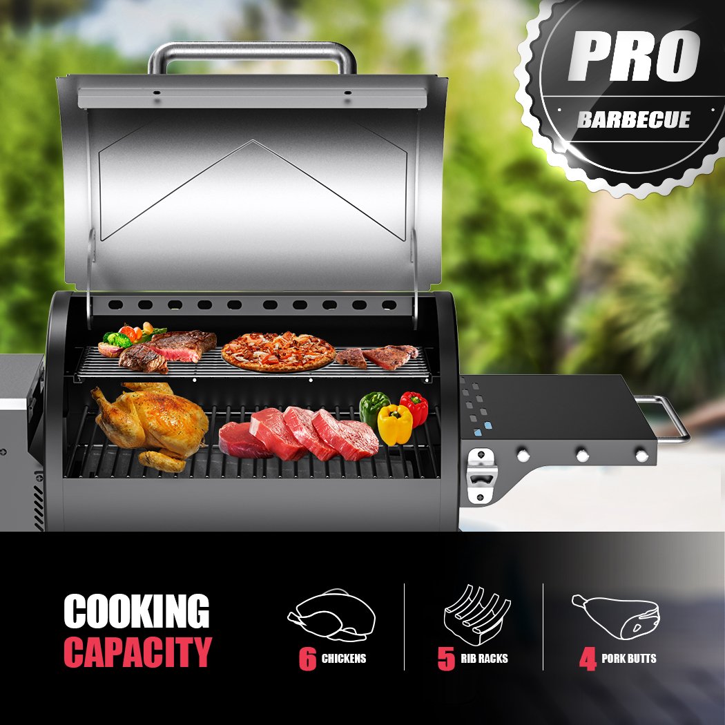 BBQ Tools: Asmoke AS500N-2 WOOD PELLET GRILL SILVER