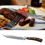 Kitchen Knives: ASMOKE STEAK KNIFE SET OF 4,PAKKAWOOD HANDLE