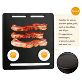 BBQs & Accessories: ASMOKE Pre-Seasoned Matte Enamel Cast Iron Reversible Grill/Griddle