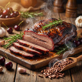 BBQs & Accessories: ASMOKE 19kg (40lbs) Premium Cherry Wood BBQ Smoker Pellets Bulk Bundle (8 x 2.27kg Bags)