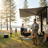 Toasters & Grills: ASMOKE Essential Portable Wireless Pellet Smoker - Battery Powered 8-in-1 Mini BBQ Grill with Smart Temp Control & Meat Probe for Camping & RV