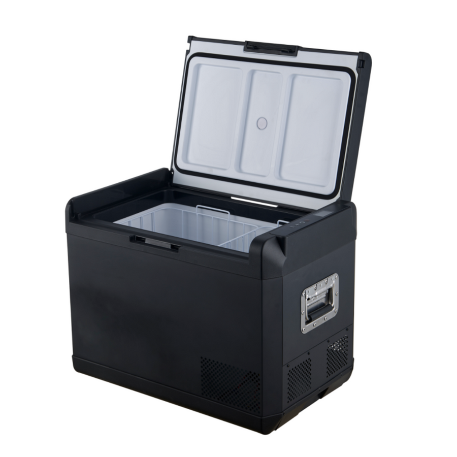 Camping Appliances: ASMOKE Premium Mini Fridge | 37L Compact Refrigerator with Roll-Bond Evaporator & Internal Light