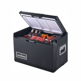 Camping Appliances: ASMOKE Premium Mini Fridge | 37L Compact Refrigerator with Roll-Bond Evaporator & Internal Light