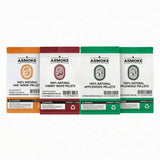 BBQs & Accessories: ASMOKE 4-Piece Premium Wood Pellet Variety Pack - Oak, Cherry & 2x Apple (4 x 2.27kg Bags)