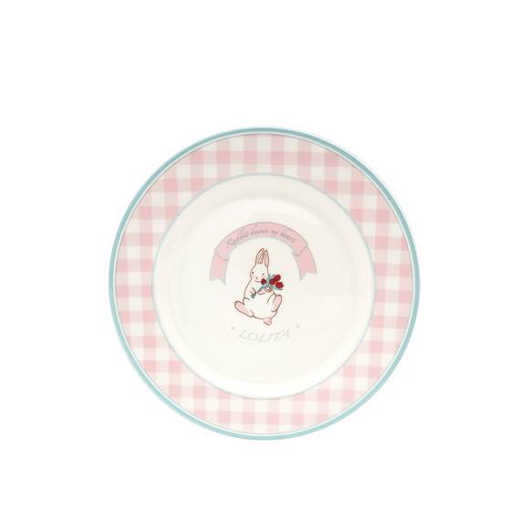 Rabbit Flat Plate blue