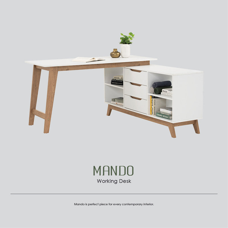 Desks: Mando Study Desk Working Station