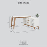 Desks: Mando Study Desk Working Station