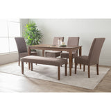 Dining Tables: Allergo Dining Table 150cm Timber Dining Table - Cocoa