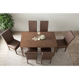 Dining Tables: Allergo Dining Table 150cm Timber Dining Table - Cocoa