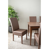 Dining Set: ALLEGRO Dining Table + 6x MESI Dining Chair - 7 Piece Dining Set - Cocoa