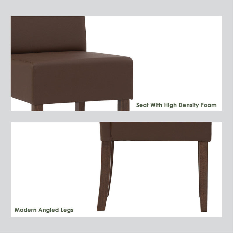 Kitchen & Dining Chairs: Mesi Dining Chair x2 - Natural Colour Legs Blue Colour Challis Fabric Upholstery