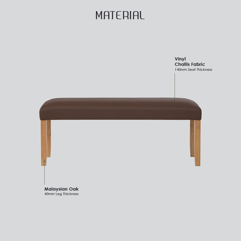 Kitchen & Dining Chairs: Mesi bench Ottoman - Natural
