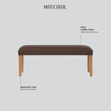 Kitchen & Dining Chairs: Mesi bench Ottoman - Natural