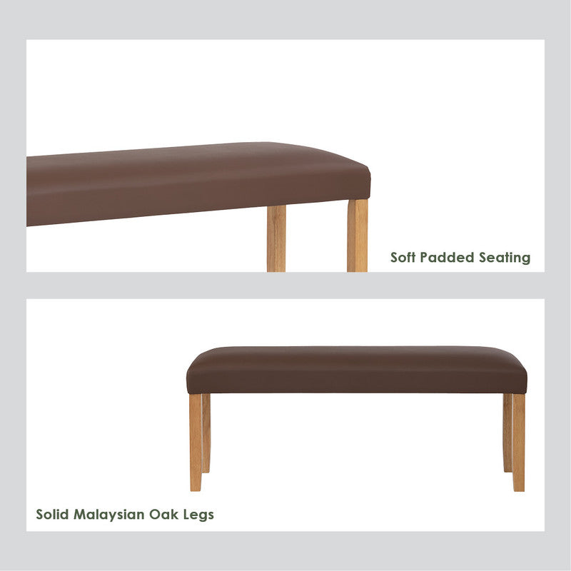 Kitchen & Dining Chairs: Mesi bench Ottoman - Natural
