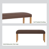 Kitchen & Dining Chairs: Mesi bench Ottoman - Natural