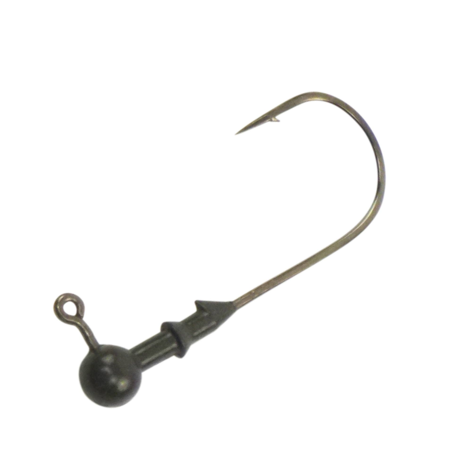 Fishing Tackle: Vike 1/4 oz Round Jig Head with a Size 2/0 Hook Tungsten, 2 pack