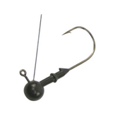 Fishing Tackle: Vike 1/4 oz Weedless Round Jig Head with a Size 3/0 Hook Tungsten, 2 pack
