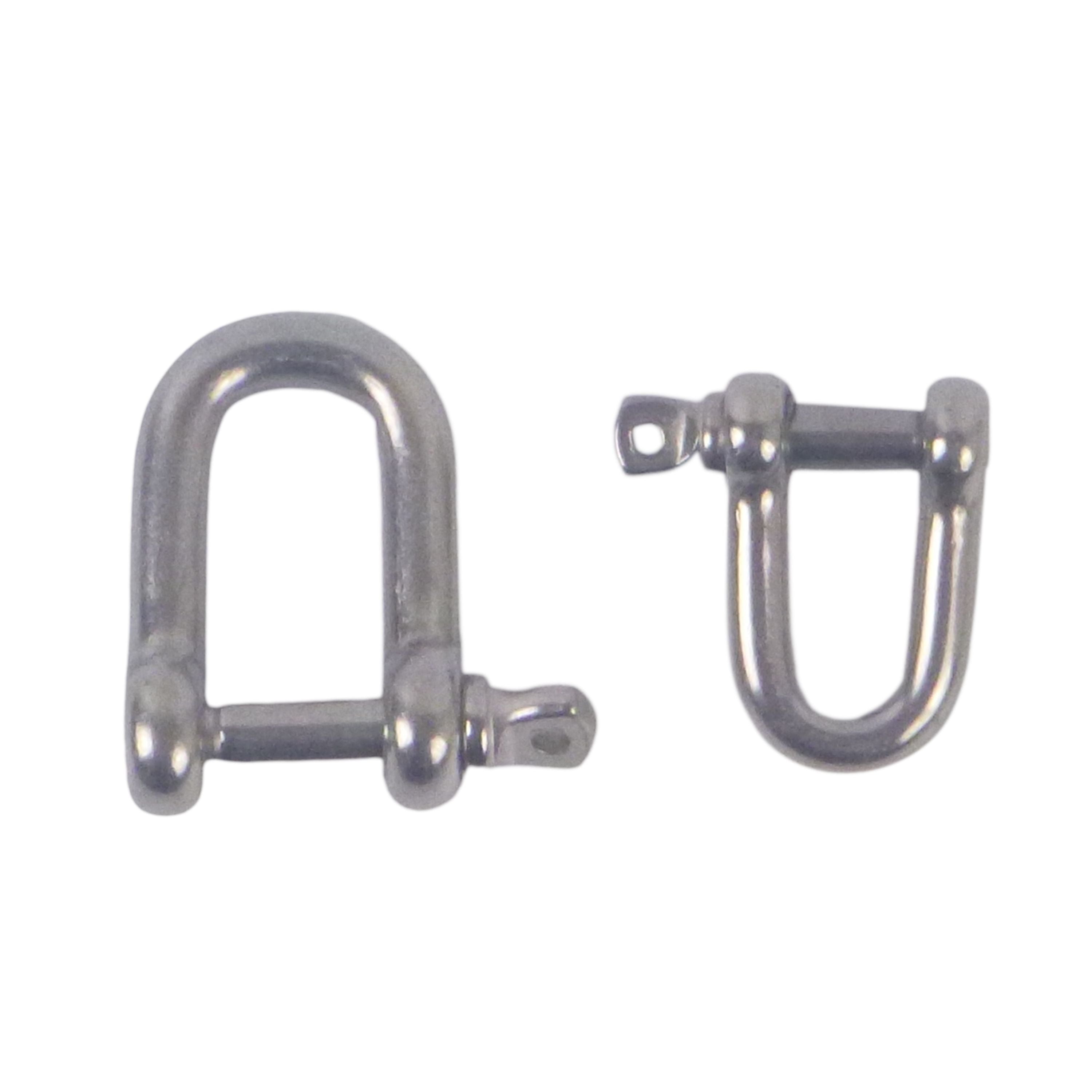 Fishing Tackle: Swimerz Stainless Steel D Shackles, Size 1, 10 pack