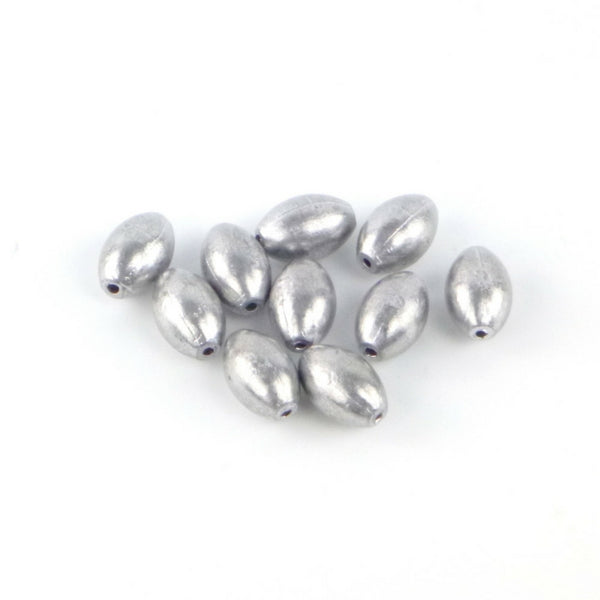 Fishing Tackle: Swimerz 3/8 oz Lead Egg Sinker, 10 Pack