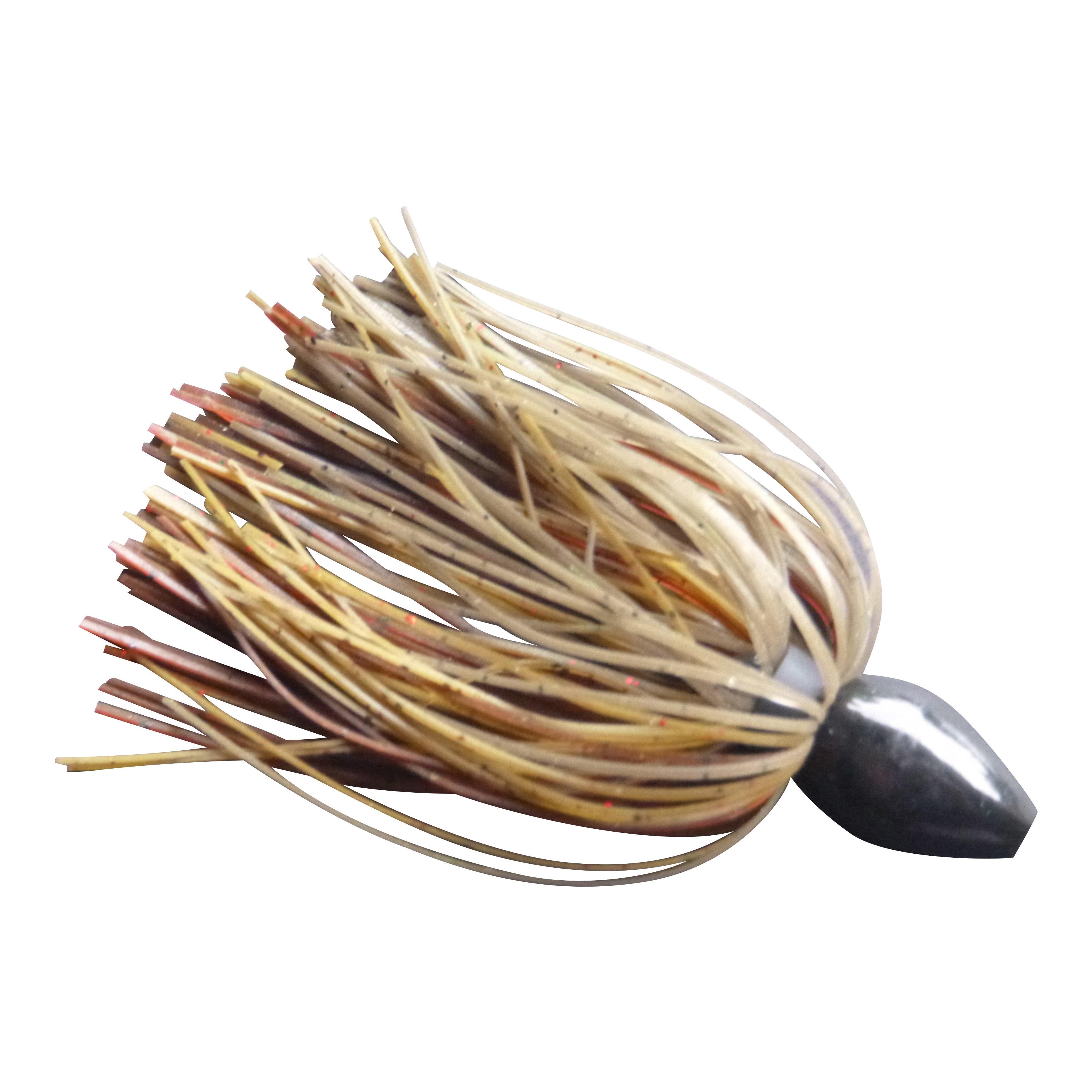 Fishing Tackle: Vike 3/4 oz Skirted Microjig in Green Pumpkin