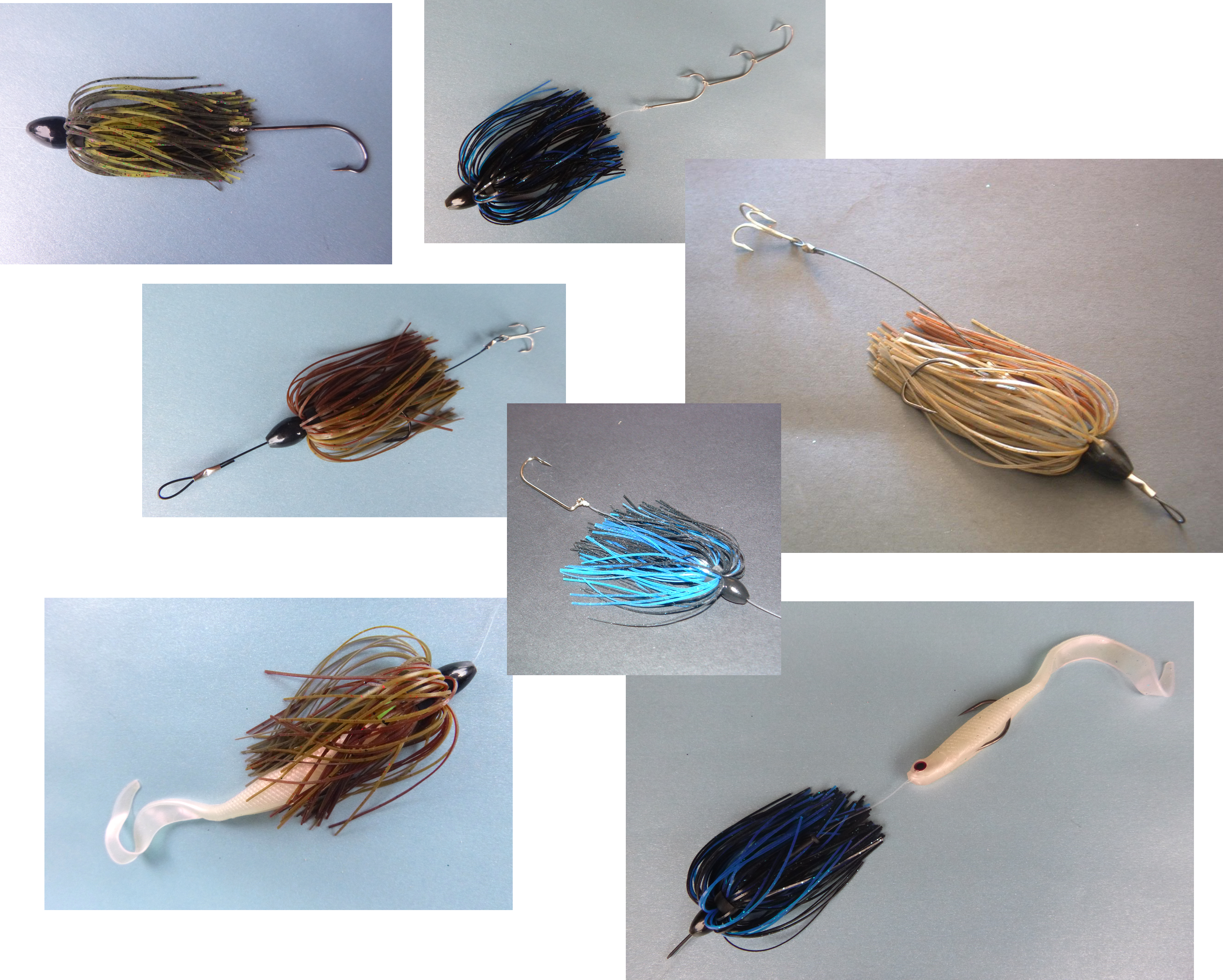 Fishing Tackle: Vike 3/4 oz Skirted Microjig in Candy Craw