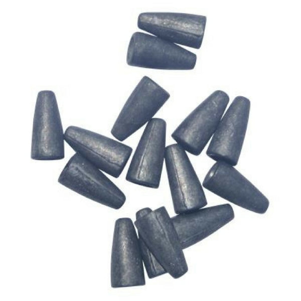 Fishing Tackle: Swimerz 1/4 oz Lead Bullet Sinker - Qty 15 Pack
