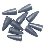 Fishing Tackle: Swimerz 1/2 oz Lead Bullet Sinker - Qty 10 Pack