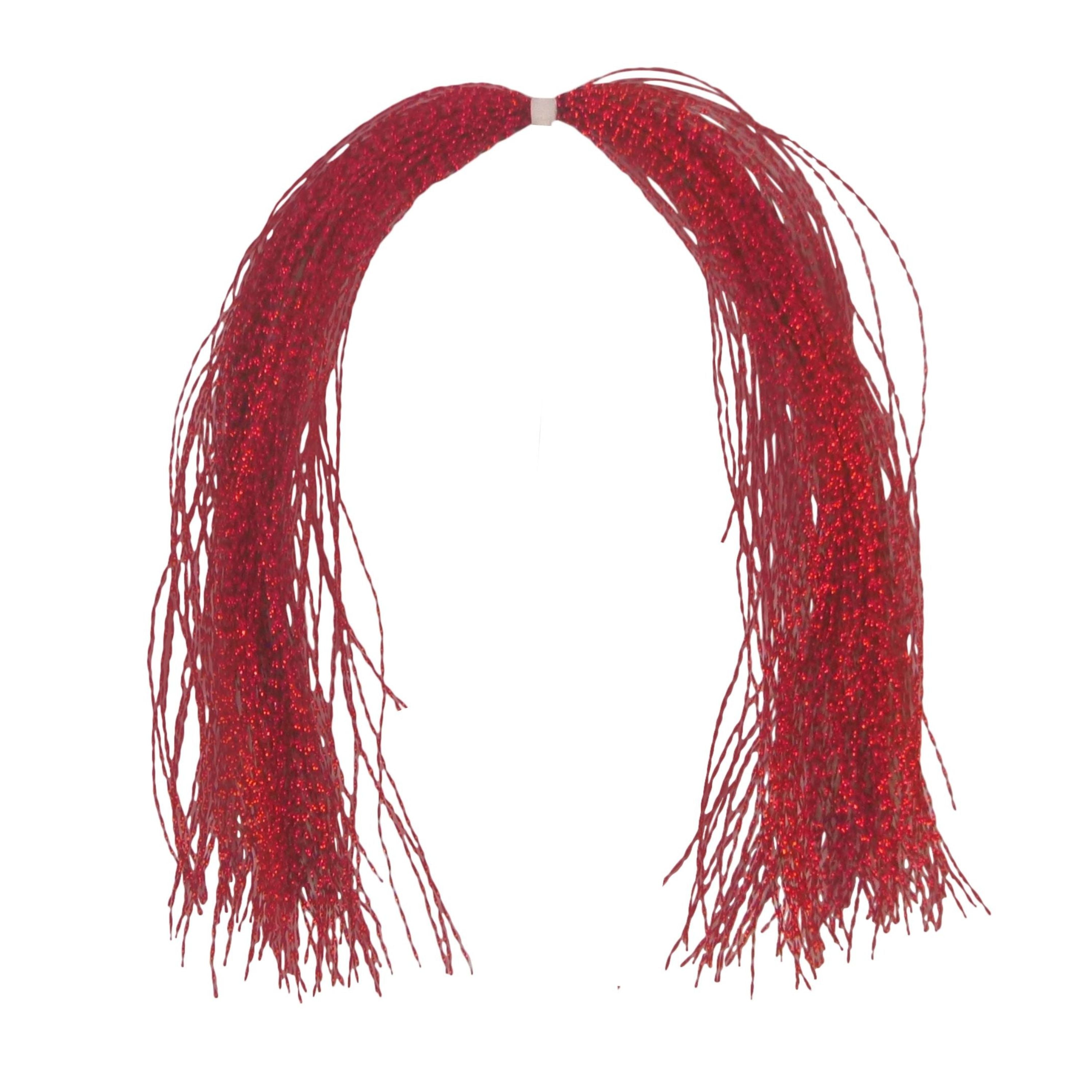 Fishing Tackle: Artizan Krystal Flash Strands, Red, 3 pack