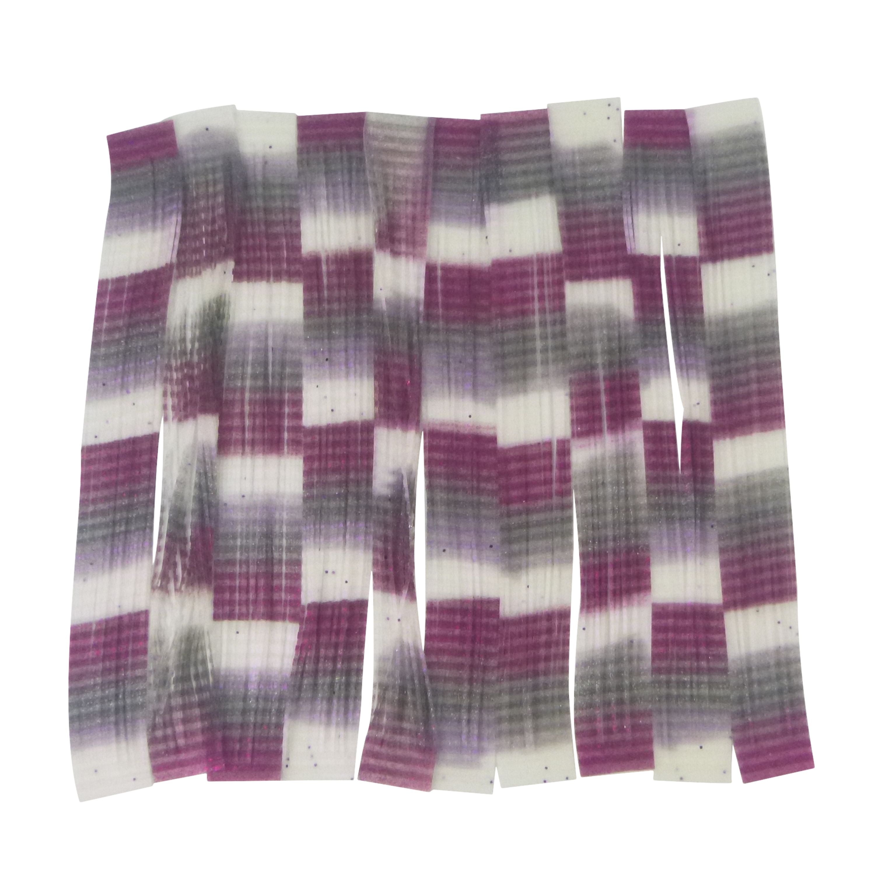 Fishing Tackle: Artizan 22 strand silicon skirt, Purple Ripple, Pack of 20