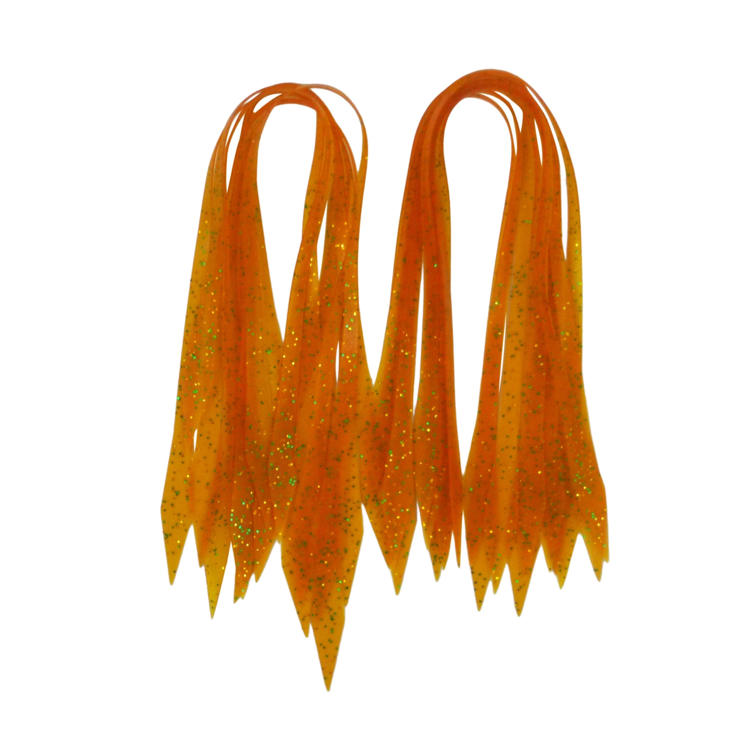 Fishing Tackle: Artizan Silicon Lure Tails, Gold Shine, Pack of 20